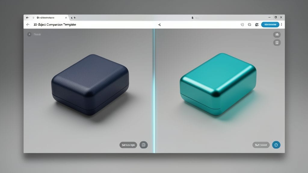 3D Object Comparison Template