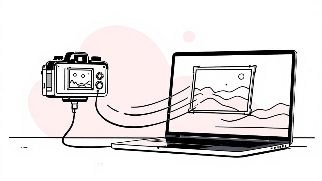 Downloading Pics From Camera To Computer: One-Click Transfer Without Wires
