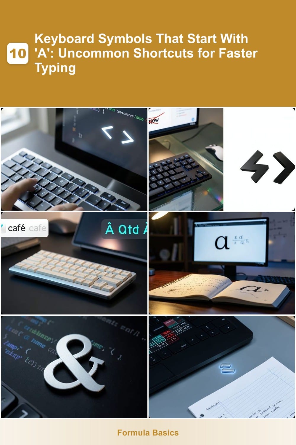 10 Keyboard Symbols That Start With "A": Uncommon Shortcuts for Faster Typing