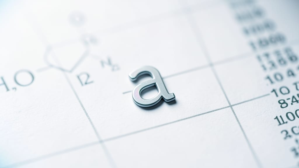 At Symbol with Subscript (ₐ)
